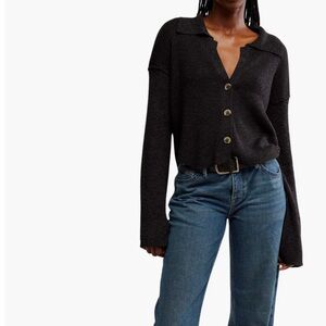 Free People | Ella Button-Up Sweater